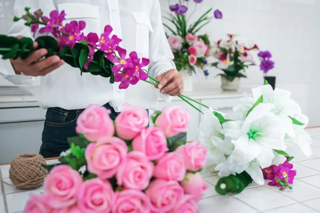Can artificial flowers be as beautiful as real wedding flowers?